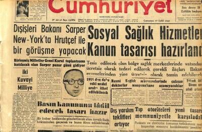 Cumhuriyet Gazetesi 17 Eylül 1960 - Doğu Almanya İle Ticaret Anlaşması İmza Edildi GZ110078 - 1