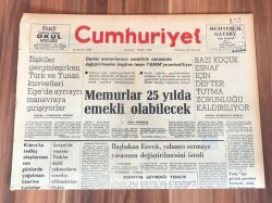 Cumhuriyet Gazetesi 17 Haziran 1974 GZ215 - 2