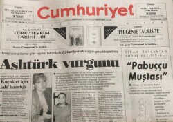 Cumhuriyet Gazetesi 17 Kasım 2000-Ahmet Kaya Yaşamını Yitirdi GZ45139 - 1