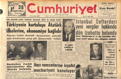 Cumhuriyet Gazetesi 17 Mart 1963 - Süreyya Filim Çevirirse , Prensesliğini Ve Şahın Verdiği Maaşı Kaybedecek GZ120568 - 1