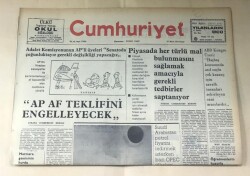 Cumhuriyet Gazetesi 17 Mart 1974 GZ601 - 2