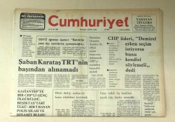 Cumhuriyet Gazetesi 17 Mart 1977 GZ662 - 2