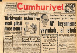 Cumhuriyet Gazetesi 17 Mayıs 1964 - General Gyani Dün Makarios'u Suçladı - Ünlü Yazar W.Saroyan Doğduğu Şehir Bitliste GZ160404 - Gökçekoleksiyon