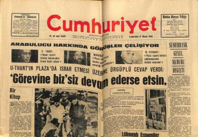 Cumhuriyet Gazetesi 17 Nisan 1965 - Lübnanlı Ermeniler İşi Azıtmaya Başladılar GZ58983 - 1