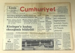 Cumhuriyet Gazetesi 17 Nisan 1974 GZ632 - 2