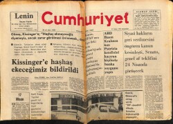 Cumhuriyet Gazetesi 17 Nisan 1974 - Kissingere Haşhaş Ekeceğimiz Bildirildi GZ70080 - 1