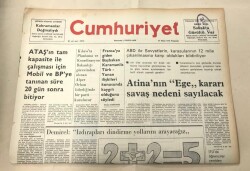 Cumhuriyet Gazetesi 17 Nisan 1975 GZ1601 - 2