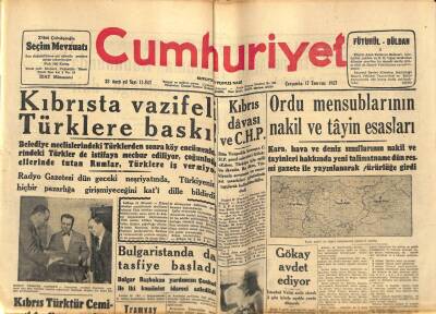 Cumhuriyet Gazetesi 17 Temmuz 1957 - Japonya Komünist Çinle Ticareti Serbest Bıraktı GZ87235 - 1