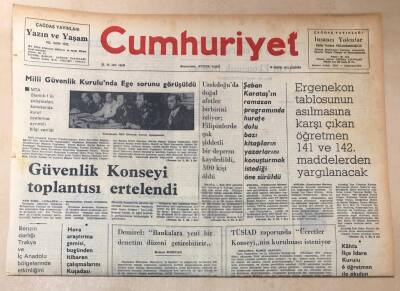 Cumhuriyet Gazetesi 18 Ağustos 1976 GZ142 - 2