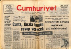 Cumhuriyet Gazetesi 18 Aralık 1967 - Avustralya Başbakanı Harold Holt Boğuldu GZ103446 - 1