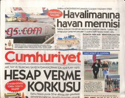Cumhuriyet Gazetesi 18 Aralık 2015 - Güneydoğuda Operasyonlar Ve Çatışmalar Sürüyor - Nato Yeni Bir Kriz İstemiyor GZ95295 - 1