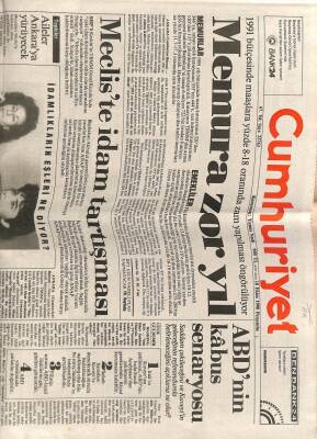 Cumhuriyet Gazetesi 18 Ekim 1990 - Doğum Günü Hediyesi GZ55543 - 1