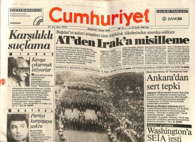 Cumhuriyet Gazetesi 18 Eylül 1990 - 6 Kentin Olimpiyat Savaşı GZ65097 - 1