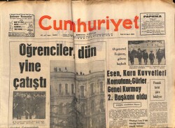 Cumhuriyet Gazetesi 18 Mart 1969 - Esen , Kara Kuvvetleri Komutanı - 2