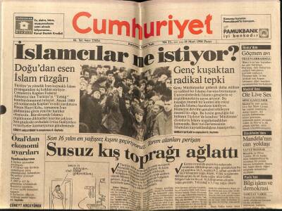 Cumhuriyet Gazetesi 18 Mart 1990 - Doğum Günü Hediyesi GZ55481 - 1
