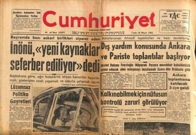 Cumhuriyet Gazetesi 18 Mayıs 1962 - Ankara Toplantısına Katılacak 3 Üye Geldi GZ96936 - 1