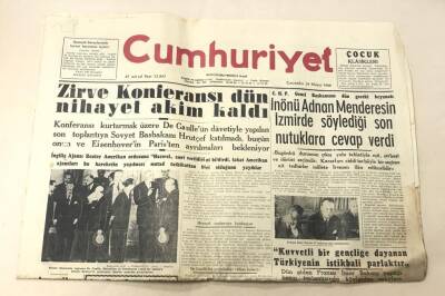 Cumhuriyet Gazetesi 18 Mayıs1960 GZ861 - 1