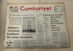 Cumhuriyet Gazetesi 18 Nisan 1975 GZ1602 - 1