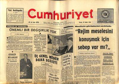 Cumhuriyet Gazetesi 18 Şubat 1966 - Düşen Dev Yolcu Uçağında 48 Kişi Öldü GZ80112 - 1