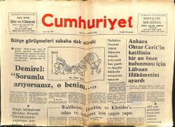 Cumhuriyet Gazetesi 18 Şubat 1976 - DemirelSorumlu Arıyorsanız O Benim GZ103270 - 2