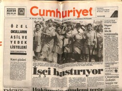 Cumhuriyet Gazetesi 18 Temmuz 1991 - Tanju Çolak İle Hülya Avşarın 3 Yıla Kadar Hapsi İstendi GZ72491 - 2