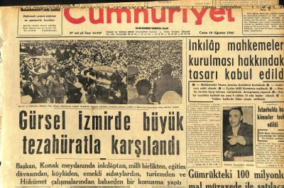 Cumhuriyet Gazetesi 19 Ağustos 1960 - Kıbrıs Türkleri Para Yardımı İstiyor GZ110052 - 1