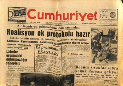 Cumhuriyet Gazetesi 19 Ağustos 1963 - Maximillian Schell Bir Gazeteci İle Yumruklaştı GZ88359 - 1