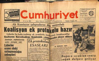 Cumhuriyet Gazetesi 19 Ağustos 1963 - Prens Süreyya İstanbula Geldi GZ103218 - 2