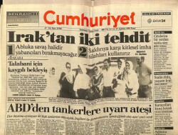 Cumhuriyet Gazetesi 19 Ağustos 1990 - Talabani İçin Kaygılı Bekleyiş GZ65108 - 1