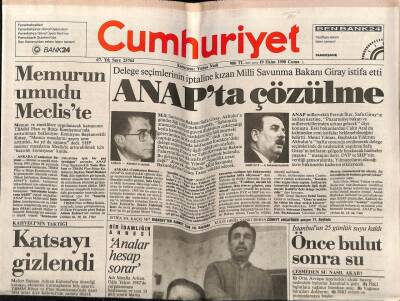 Cumhuriyet Gazetesi 19 Ekim 1990 - Doğum Günü Hediyesi GZ55542 - 1