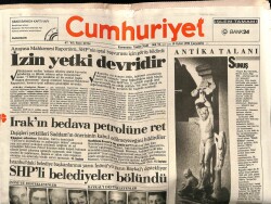 Cumhuriyet Gazetesi 19 Eylül 1990 - Marsyas Heykelinin Kaçırılış Öyküsü GZ65093 - 1
