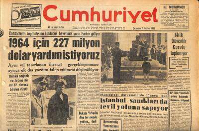 Cumhuriyet Gazetesi 19 Haziran 1963 - İstanbul Sanıkları da Tevil Yoluna Sapıyor - Tıp Fakültesindeki Keşmekeş Devam Ediyor GZ120672 - 1