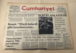 Cumhuriyet Gazetesi 19 Kasım 1974 GZ1396 - 2