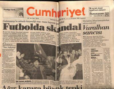 Cumhuriyet Gazetesi 19 Kasım 1988 - Doğum Günü Hediyesi GZ56971 - 1