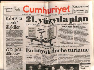 Cumhuriyet Gazetesi 19 Mart 1991 - Doğum Günü Hediyesi GZ55465 - 1