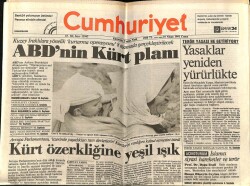 Cumhuriyet Gazetesi 19 Nisan 1991 - Bayram Trafiği 36 Ölü GZ60893 - 2