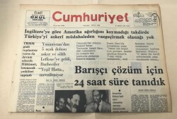 Cumhuriyet Gazetesi 19 Temmuz 1974 GZ1452 - 2