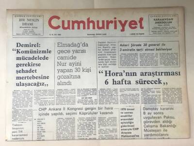 Cumhuriyet Gazetesi 2 Ağustos 1976 GZ274 - 1