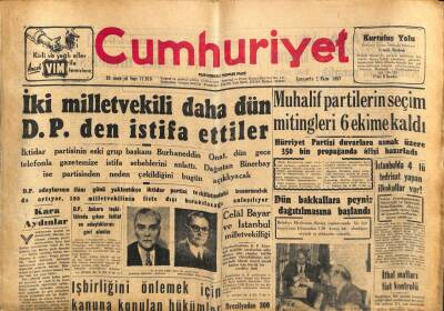 Cumhuriyet Gazetesi 2 Ekim 1957 - Adana Vapurunda 50 Kilo Afyon Bulundu GZ85445 - 1