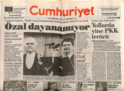 Cumhuriyet Gazetesi 2 Eylül 1991 - İstanbulda 2500 Kilometrelik Boru Hattının Yüzde 80i Döşendi GZ69648 - 1