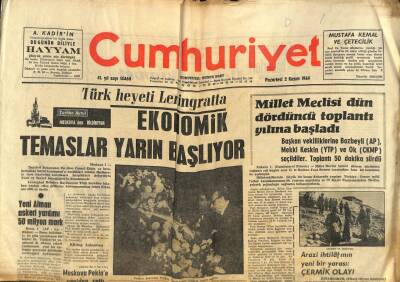 Cumhuriyet Gazetesi 2 Kasım 1964 - Edebiyatçılar Birliği Yönetici Ve Üyeleri Hakkında Dava Açıldı GZ84958 - 1