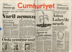 Cumhuriyet Gazetesi 2 Kasım 1988 - Sigara Ve İçkide Sıkıntı GZ61287 - 1