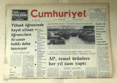Cumhuriyet Gazetesi 2 Mart 1974 GZ586 - 1