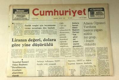 Cumhuriyet Gazetesi 2 Mart 1977 GZ647 - 1
