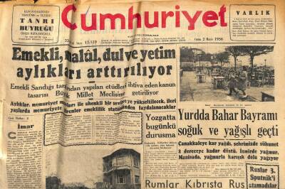 Cumhuriyet Gazetesi 2 Mayıs 1958 - Menderes Nehru İle Görüştü - Emekli , Malûl , Dul Ve Yetim Aylıkları Arttırılıyor GZ120423 - 1