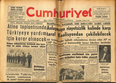 Cumhuriyet Gazetesi 2 Mayıs 1962 - Portekizde Öğrenciler Kahrolsun Salazar Diye Bağırdı GZ122522 - 1