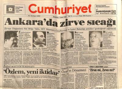 Cumhuriyet Gazetesi 2 Nisan 1990 - Sözenden Dalana Ağır Suçlama GZ90756 - 1