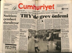 Cumhuriyet Gazetesi 2 Nisan 1991 - Saddam Çemberi Daraltıyor GZ62186 - 1