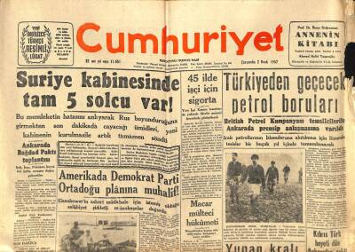 Cumhuriyet Gazetesi 2 Ocak 1957 - Libya , Londra İle Bağları Koparmıyor GZ85311 - 1
