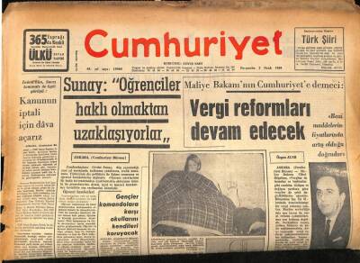 Cumhuriyet Gazetesi 2 Ocak 1969 - Dr. Blaiberg , Takma Kalpli Rahiple Şakalaştı GZ86019 - 1